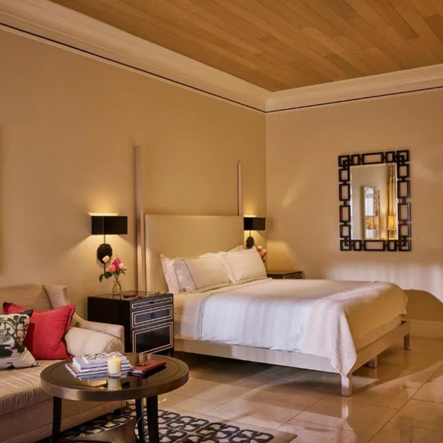 Звездная отель квартира с обивкой ткани.