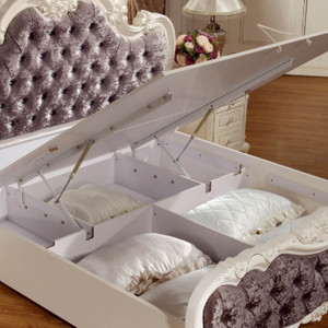 Европейский классический стиль кровать -каркас отель мебель настройка