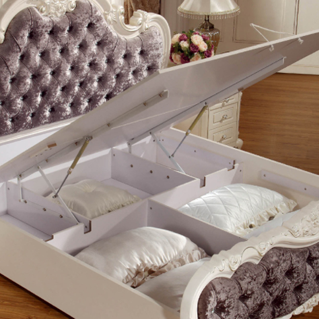 Европейский классический стиль кровать -каркас отель мебель настройка
